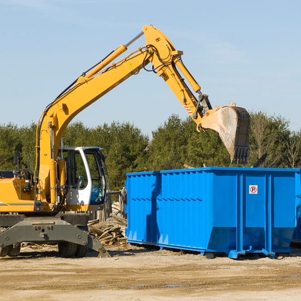 is there a minimum or maximum amount of waste i can put in a residential dumpster in Ether NC